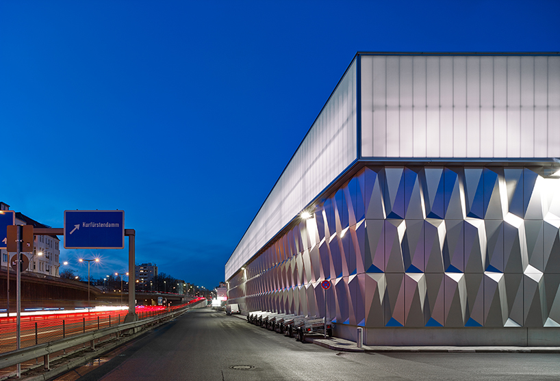 bauhaus AG berlin clad with parametric panels by müller reimann architekten