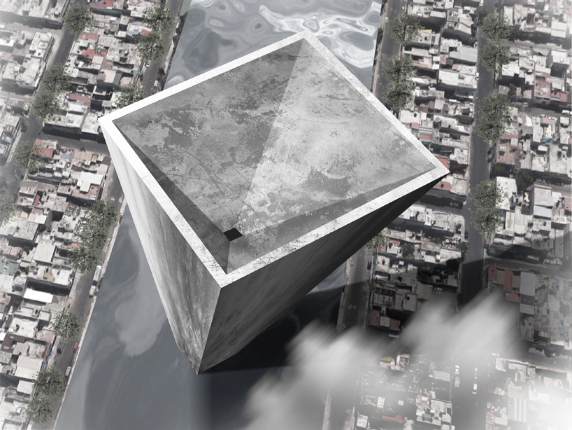 israel lópez balan proposes to harvest rainwater in mexico israel lopez balan neza york towers mexico designboom