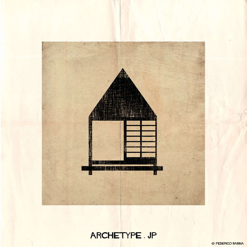 federico babina illustrates a world without architects in new 'archetype' series