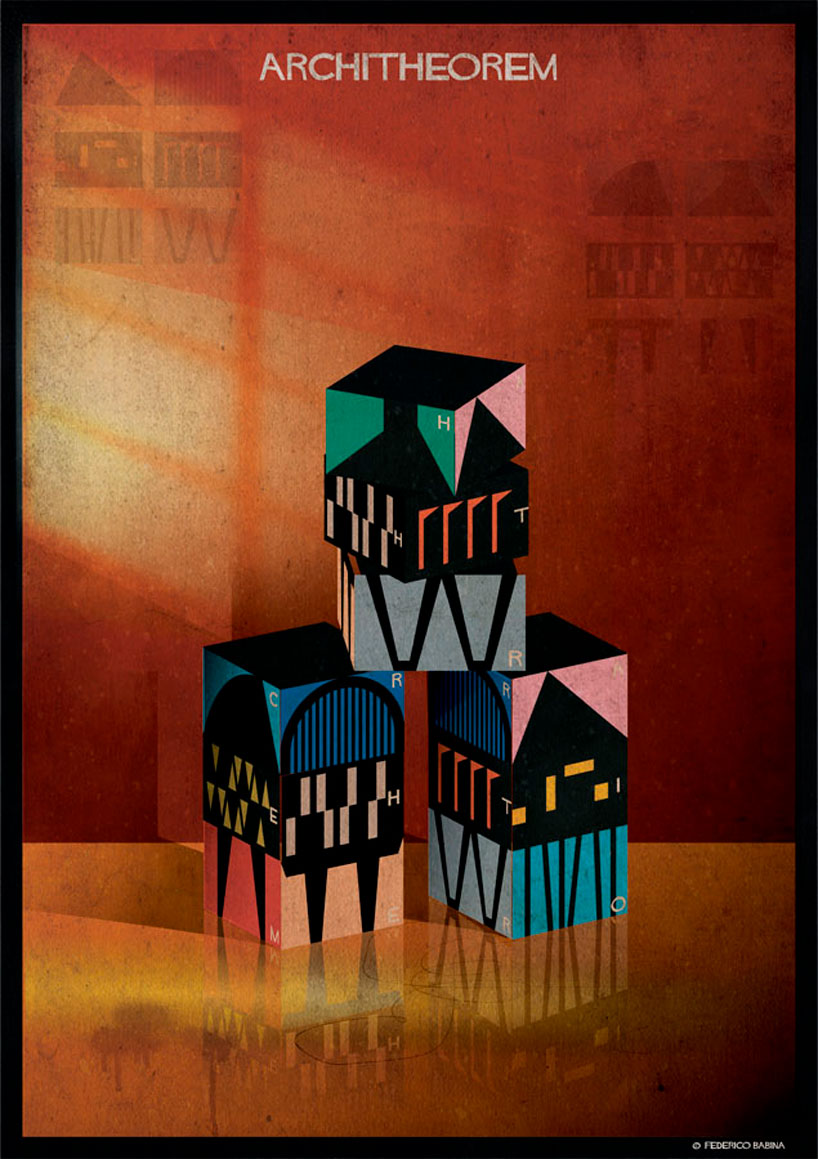federico babina's illustrated compositions explore the beauty of unpredictable possibilities