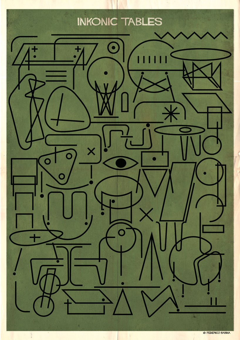 federico babina patterns visual dictionary of design hieroglyphics in inkonic illustration series