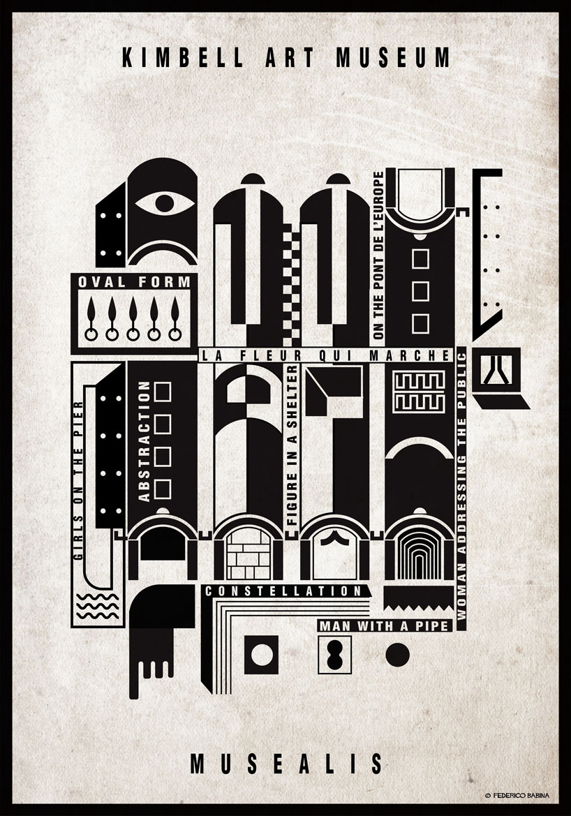 the pompidou, guggenheim and more come alive in federico babina’s musealis illustrations