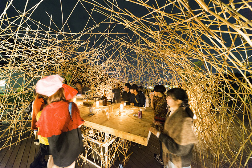 naoya matsumoto uses reed to construct enchanting yoshi bar