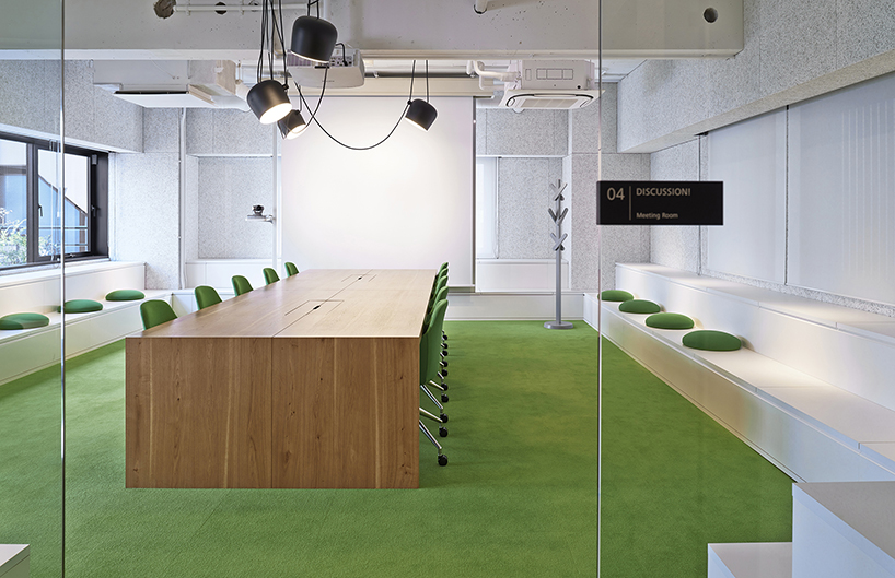 naoya matsumoto composes creative office building for plenus inc.