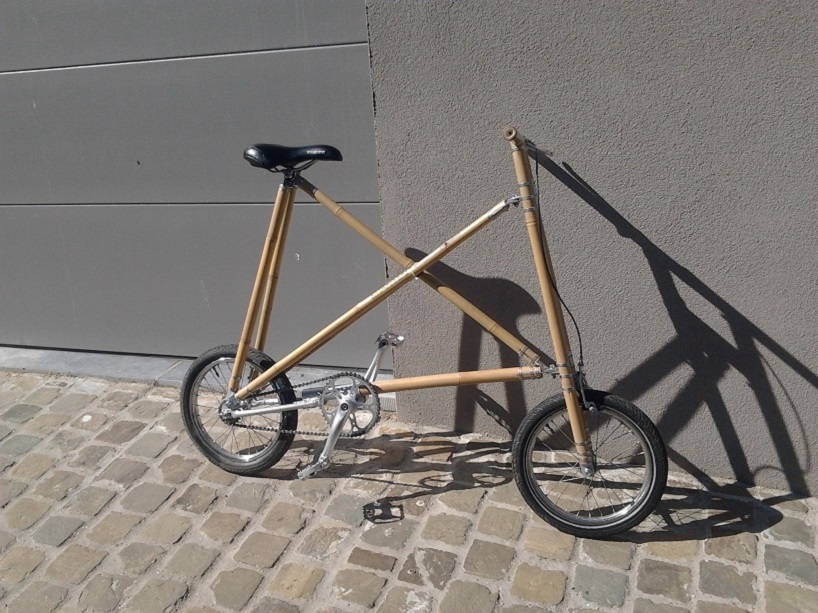 michael verhaeren's sustainable + compact bamboo bicycle