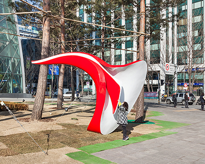 yobosayo - participatory public artwork for seoul citizens hall
