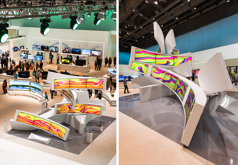 miguel chevalier arcs origin of the curve for samsung