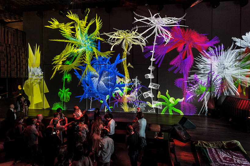 miguel chevalier forms fractal flowers and liquid pixels in ibiza