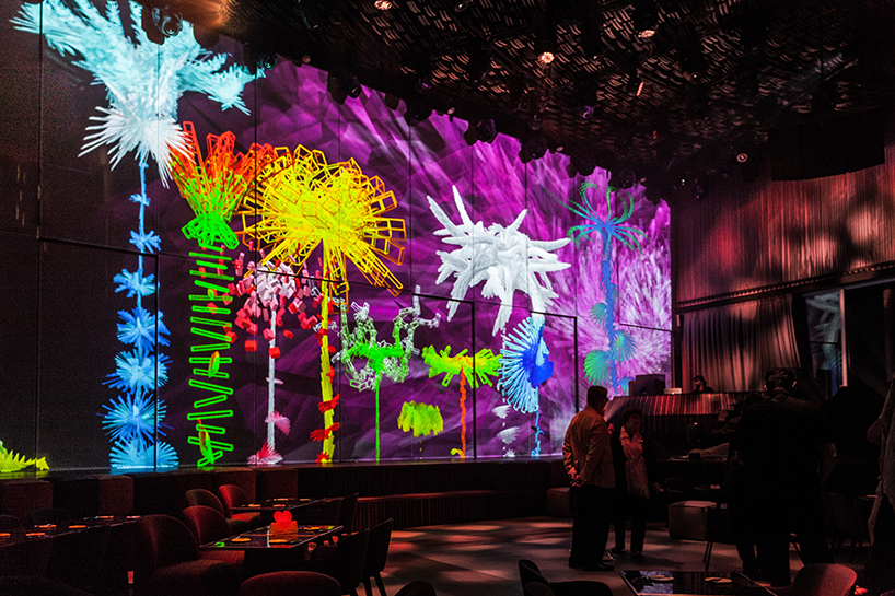 miguel chevalier forms fractal flowers and liquid pixels in ibiza