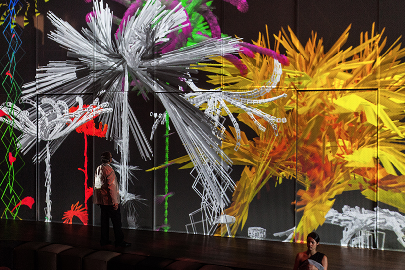 miguel chevalier forms fractal flowers and liquid pixels in ibiza