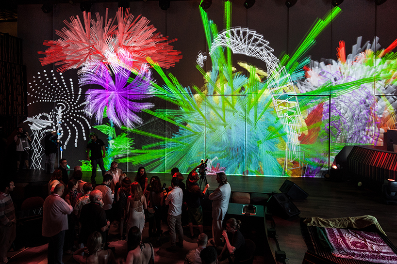 miguel chevalier forms fractal flowers and liquid pixels in ibiza