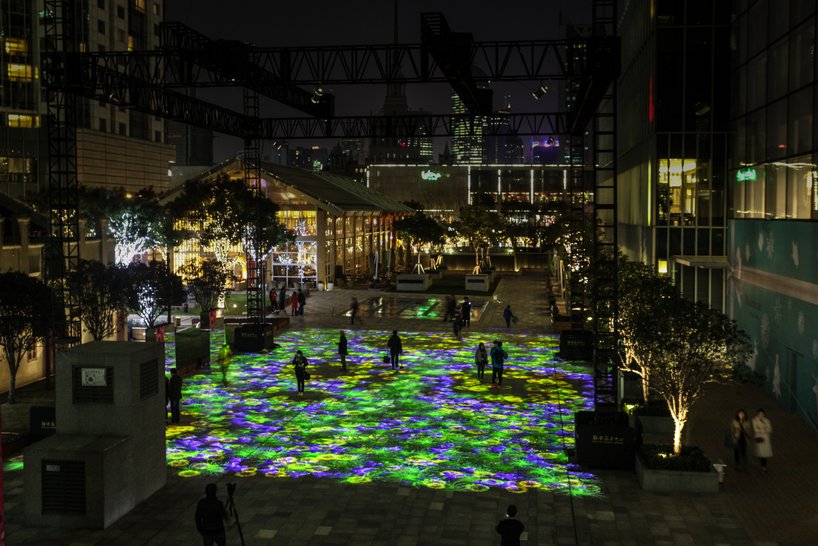 miguel chevalier's 'flower power' blooms into a digital garden of light