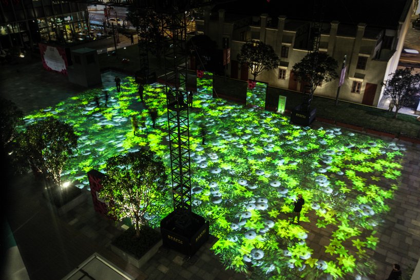 miguel chevalier's 'flower power' blooms into a digital garden of light