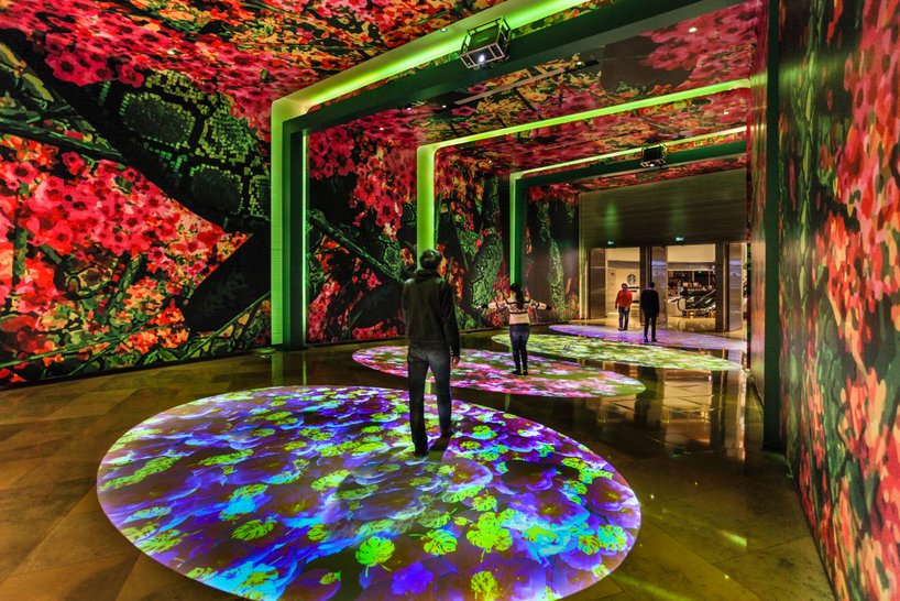 miguel chevalier's power flowers create a digital garden of light