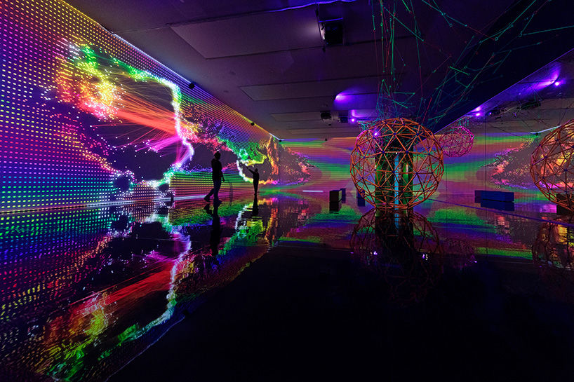 pixel virtual gardens and robotic installations animate miguel chevalier&rsquo;s solo digital art show