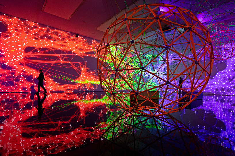 pixel virtual gardens and robotic installations animate miguel chevalier&rsquo;s solo digital art show