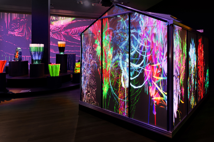 pixel virtual gardens and robotic installations animate miguel chevalier&rsquo;s solo digital art show