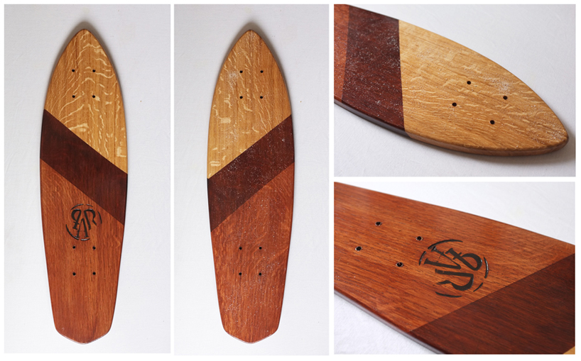 la planche a roues' wooden handcrafted cruiser skateboards