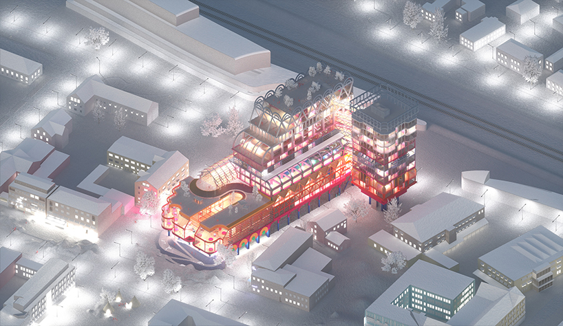 space popular träbågen culture center sweden designboom