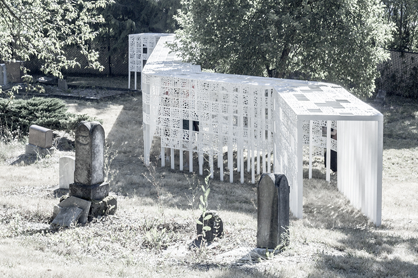 thresholds cemetery sculpture by frances nelson + bradly gunn