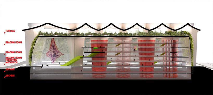 GAD proposes organic structure of arcades for istanbul technical university library