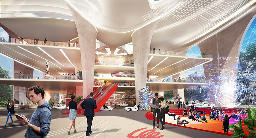 GAD proposes organic structure of arcades for istanbul technical university library