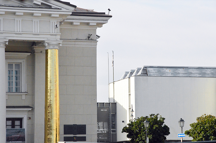 vilnius street art festival: the golden colonnade by upperstudio