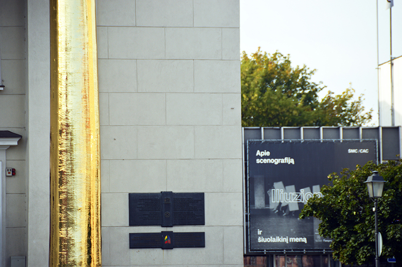 vilnius street art festival: the golden colonnade by upperstudio