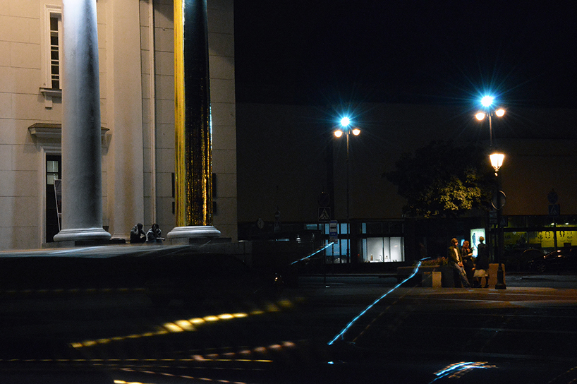 vilnius street art festival: the golden colonnade by upperstudio