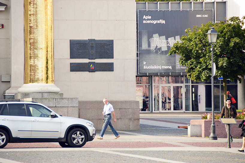 vilnius street art festival: the golden colonnade by upperstudio