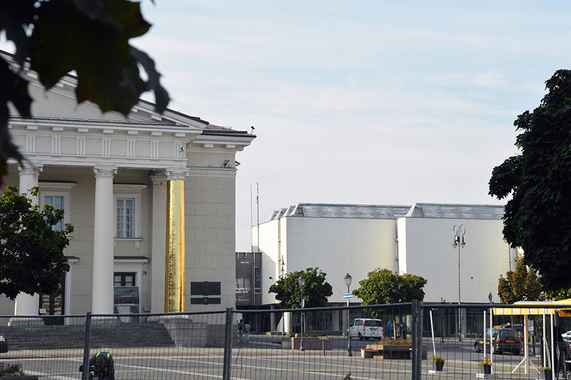 vilnius street art festival: the golden colonnade by upperstudio