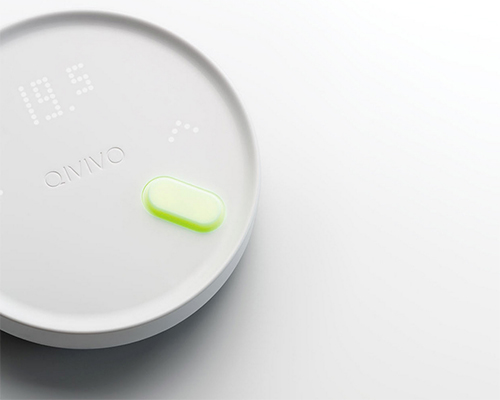 qivivo launches wireless smart thermostat designed by 5.5 designstudio