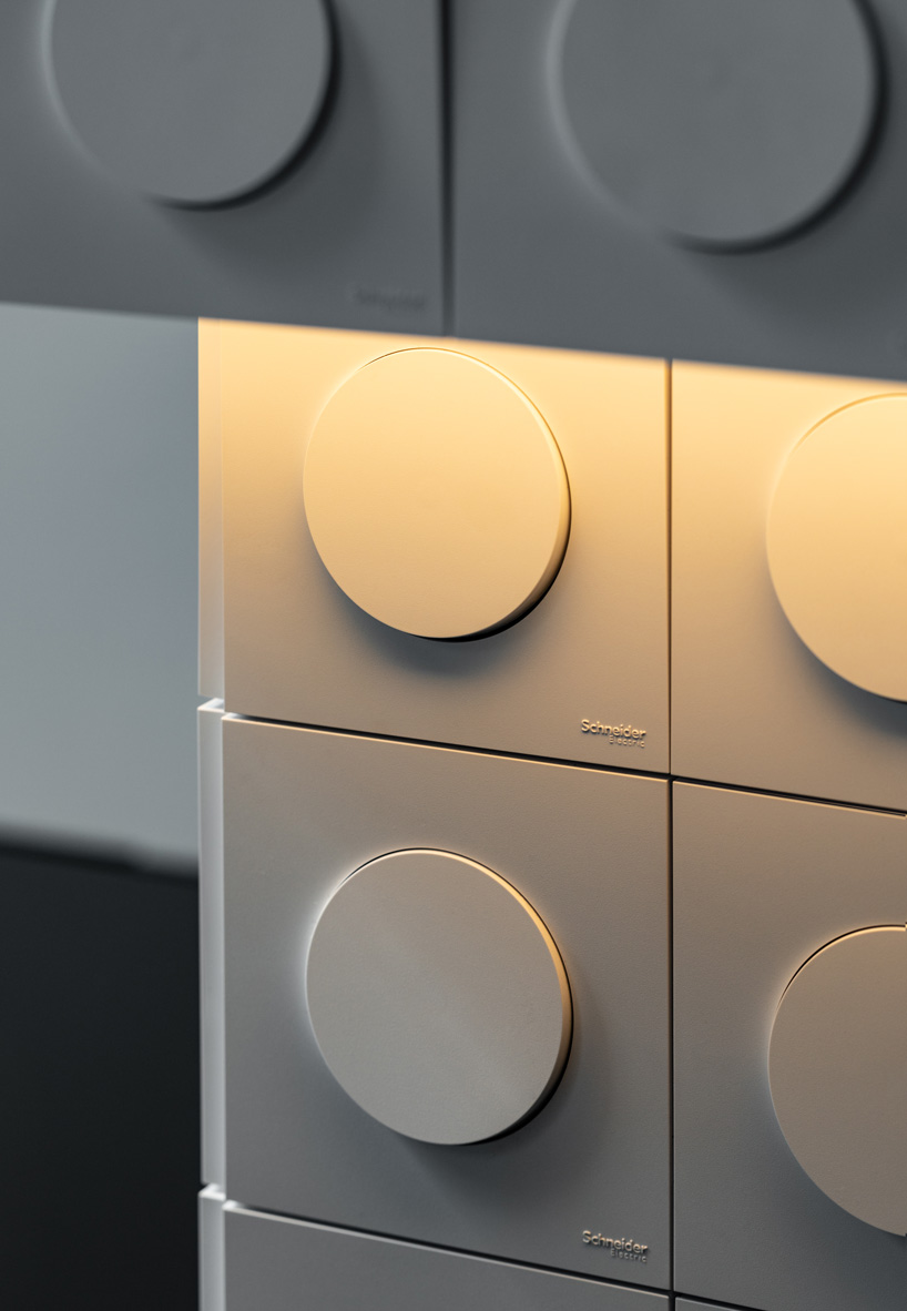 studio 5 5 hack schneider electrics odace range through volt face a collection of lighting and furniture that reinterprets sockets and switches 4