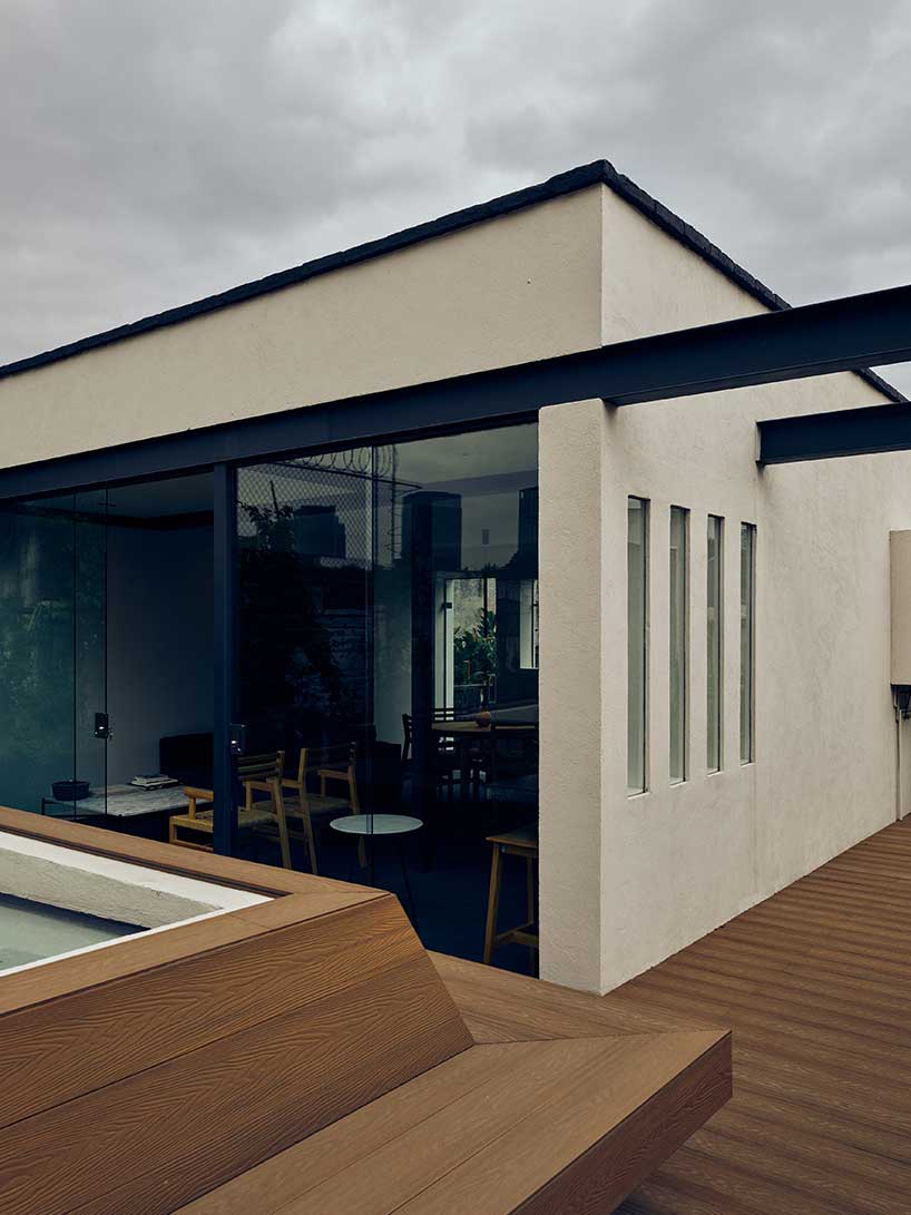 goko turns a 1920s mexican house into a chapel-like recording music studio