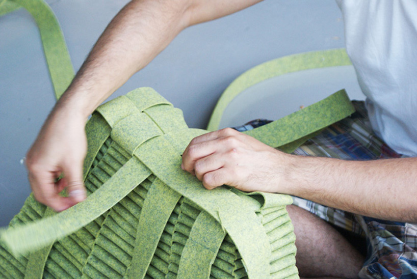 enrico gondim follows biomimicry principles for the ivy chair
