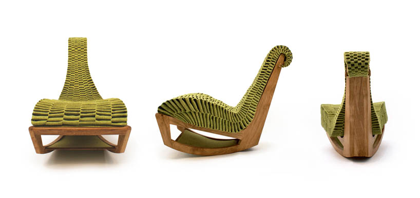 enrico gondim follows biomimicry principles for the ivy chair