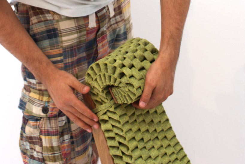enrico gondim follows biomimicry principles for the ivy chair