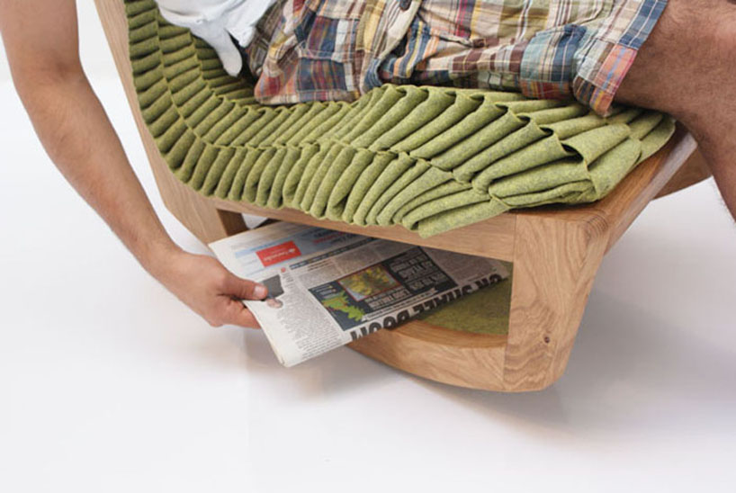 enrico gondim follows biomimicry principles for the ivy chair