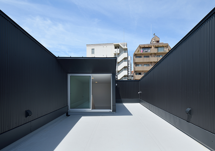 YMT-house by GENETO introduces modern design into an old osaka district designboom