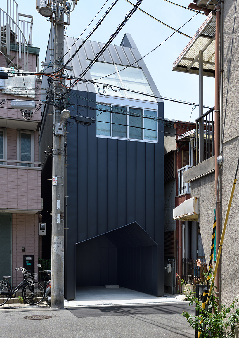 YMT-house by GENETO introduces modern design into an old osaka district designboom