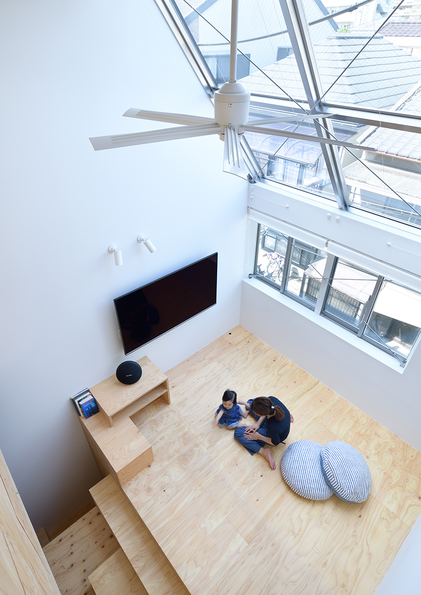 YMT-house by GENETO introduces modern design into an old osaka district designboom