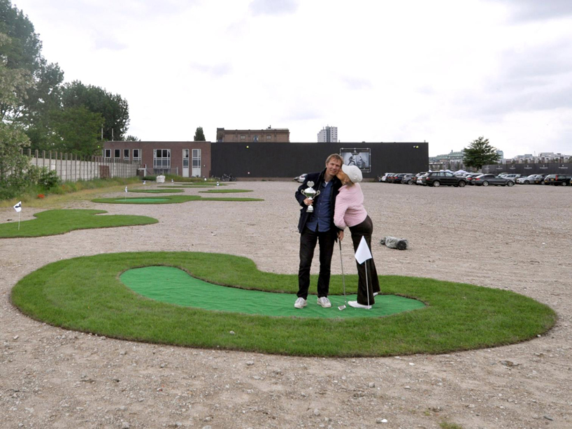 NL architects green the city with parking lot mini golf