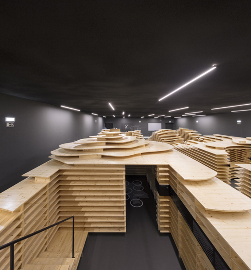 P-06's megalithic museum exhibition in portugal is inspired by archaeological excavations