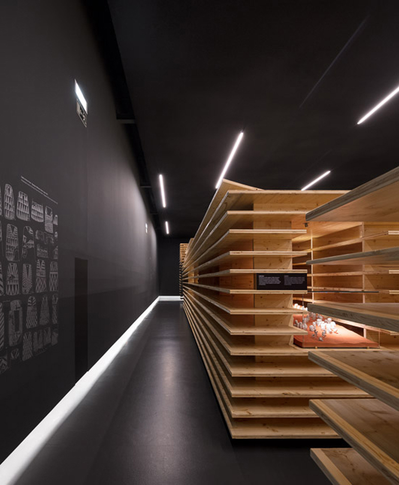 P-06's megalithic museum exhibition in portugal is inspired by archaeological excavations