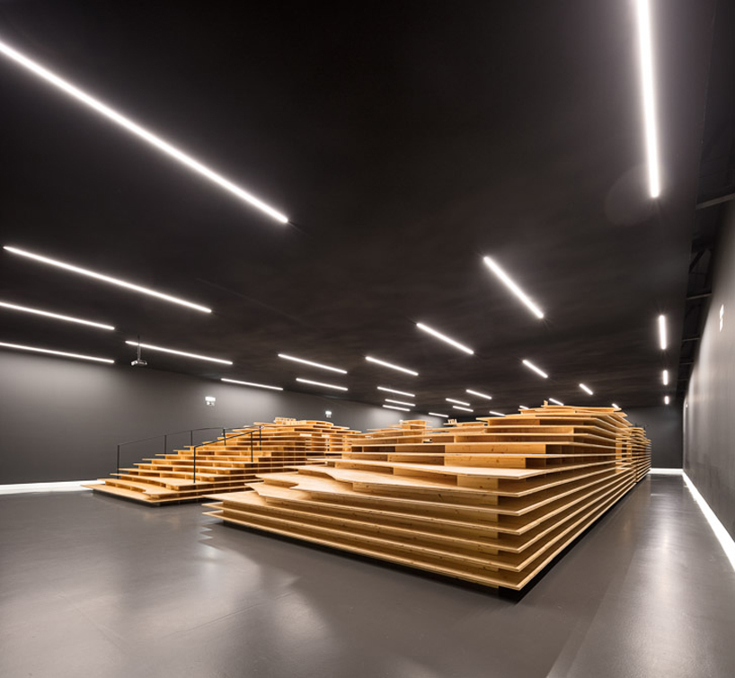 P-06's megalithic museum exhibition in portugal is inspired by archaeological excavations