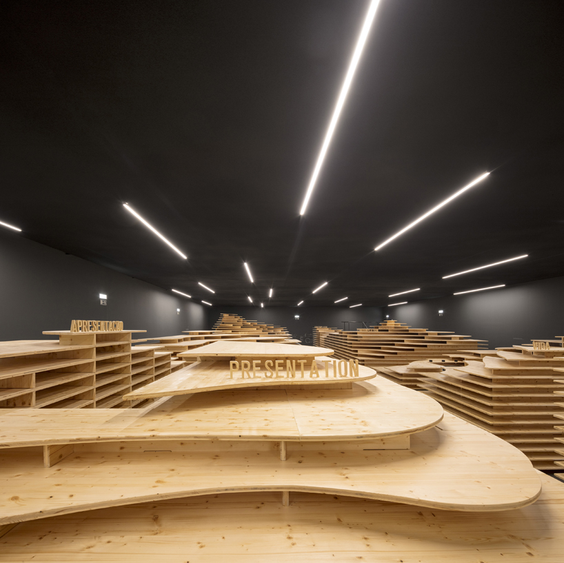 P-06's megalithic museum exhibition in portugal is inspired by archaeological excavations