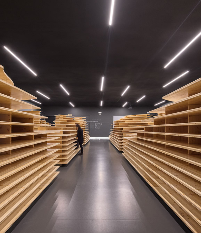 P-06's megalithic museum exhibition in portugal is inspired by archaeological excavations