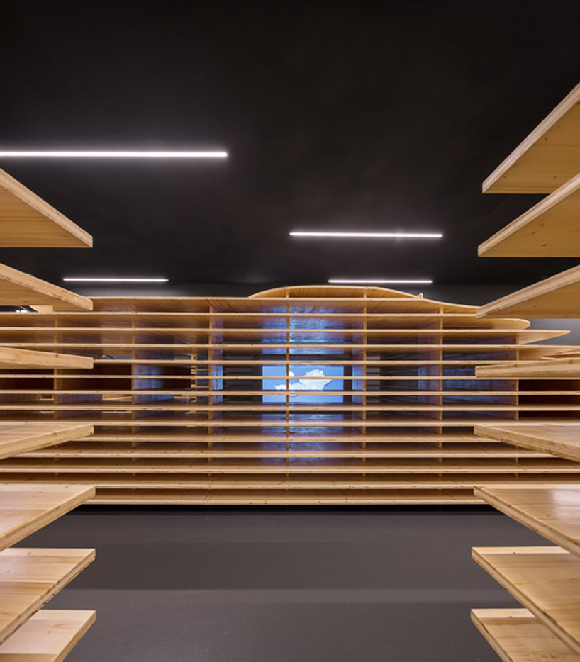 P-06's megalithic museum exhibition in portugal is inspired by archaeological excavations