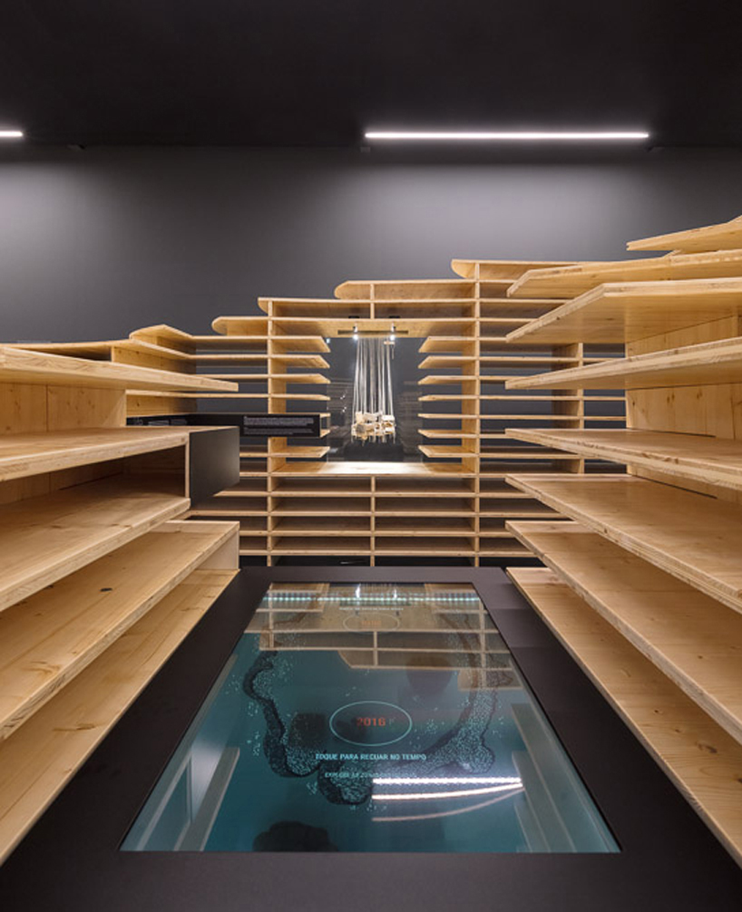 P-06's megalithic museum exhibition in portugal is inspired by archaeological excavations
