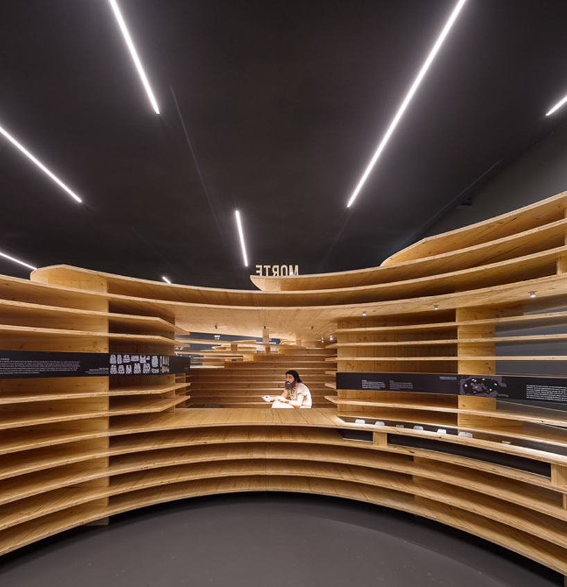 P-06's megalithic museum exhibition in portugal is inspired by archaeological excavations